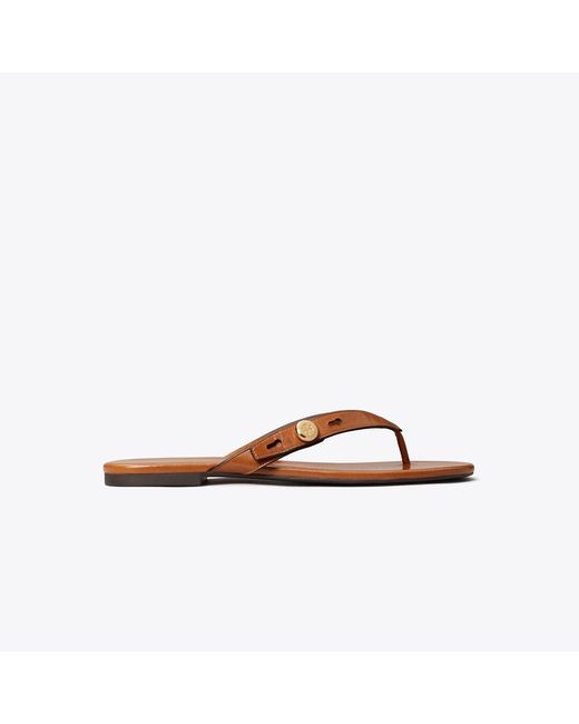 Tory Burch Brown Romy Flip-Flop