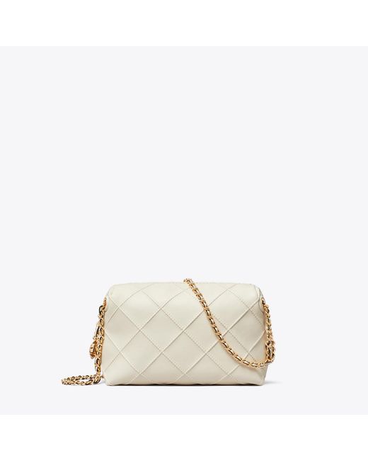 Tory Burch Natural Fleming Soft Crossbody Bag