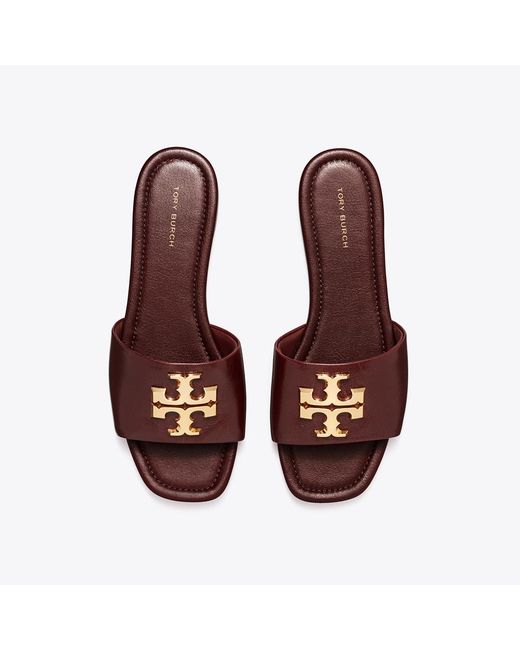 Tory Burch Brown Eleanor Slide