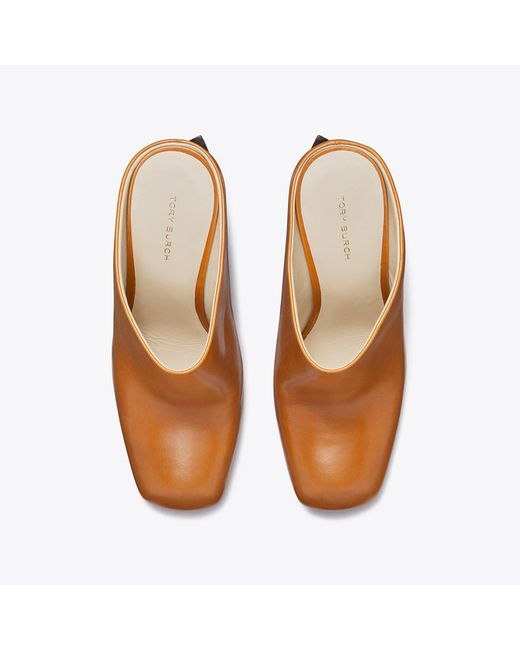Tory Burch Brown Twisted Mule