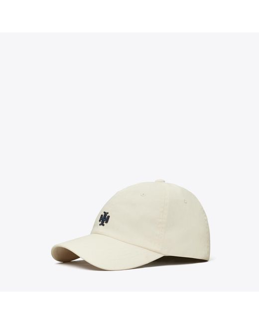 Tory Burch Natural Logo Cap, One Size
