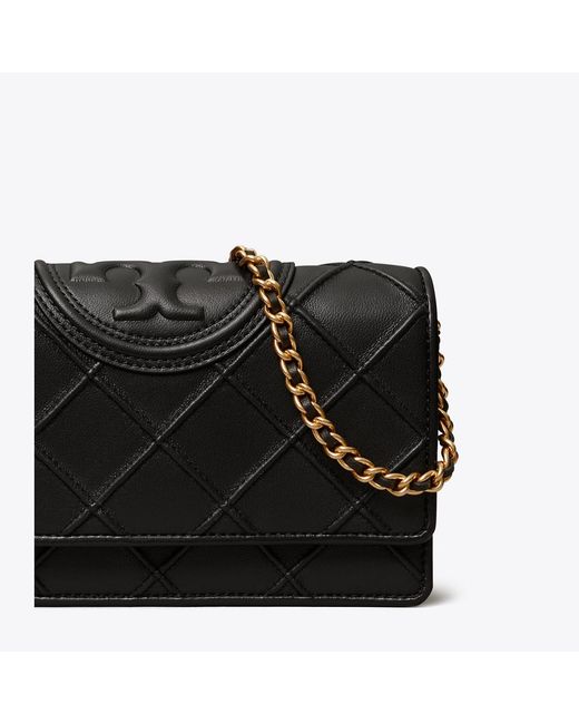 Tory Burch Black Fleming Crossbody