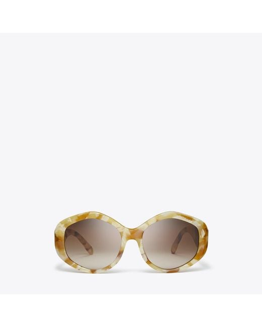 Tory Burch Multicolor Kira Geometric Sunglasses, One Size