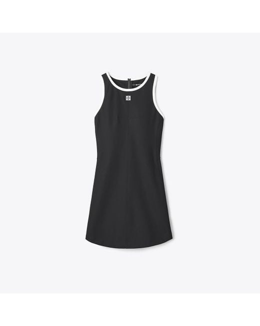 Tory Burch Black Damen Racerback-Tenniskleid Aus Jersey