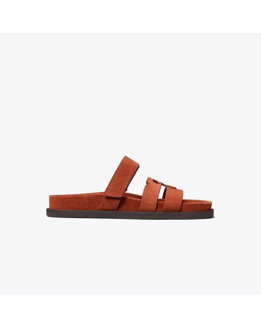 Tory Burch Brown Ines Sport Slide