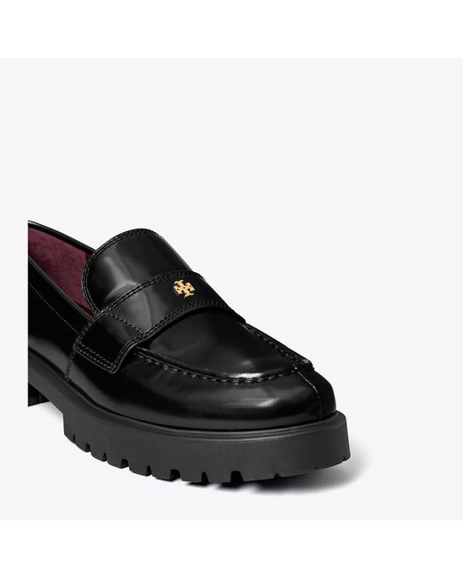 Tory Burch Black Classic Lug Loafer