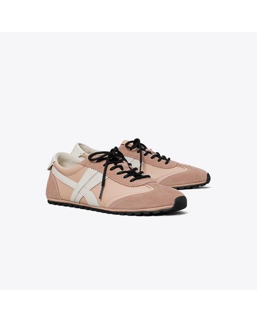 Tory Burch Pink Hank Field Sneaker