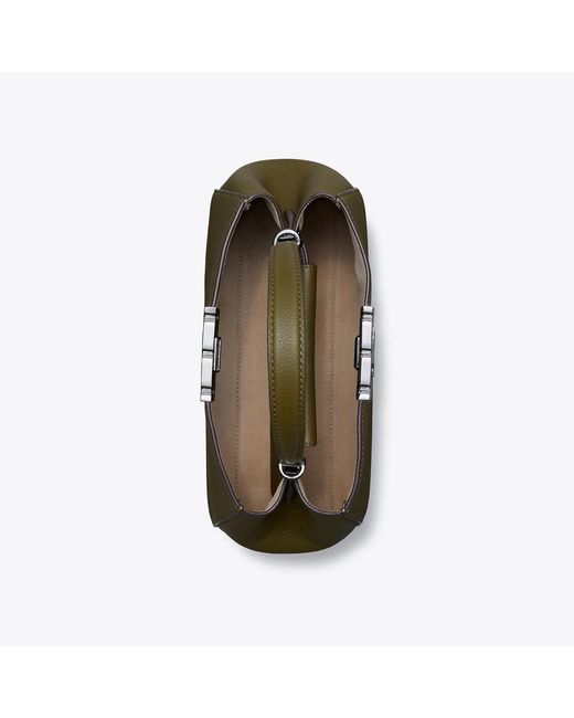 Tory Burch Green Medium Eleanor Soft Satchel, One Size