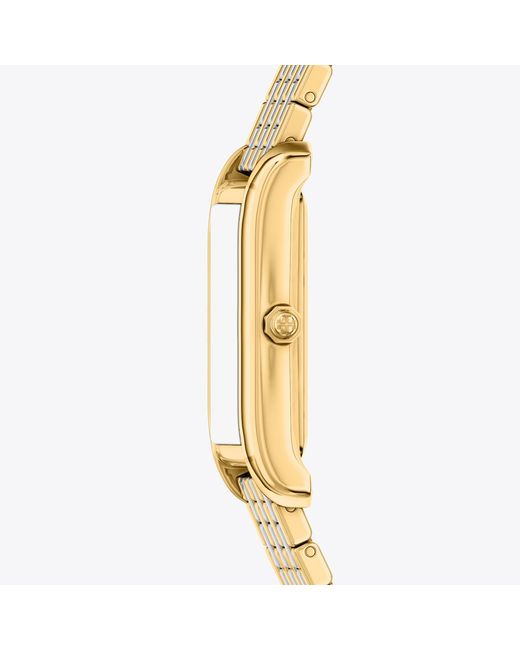Tory Burch Metallic Slim Eleanor Watch