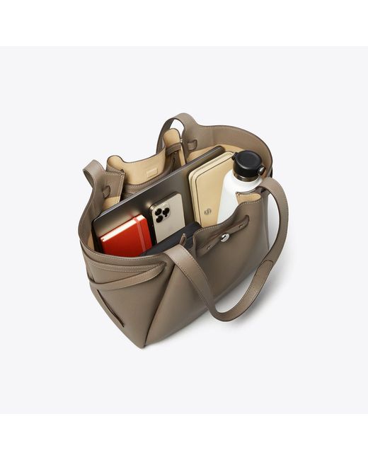 Tory Burch Metallic Romy Tote, One Size