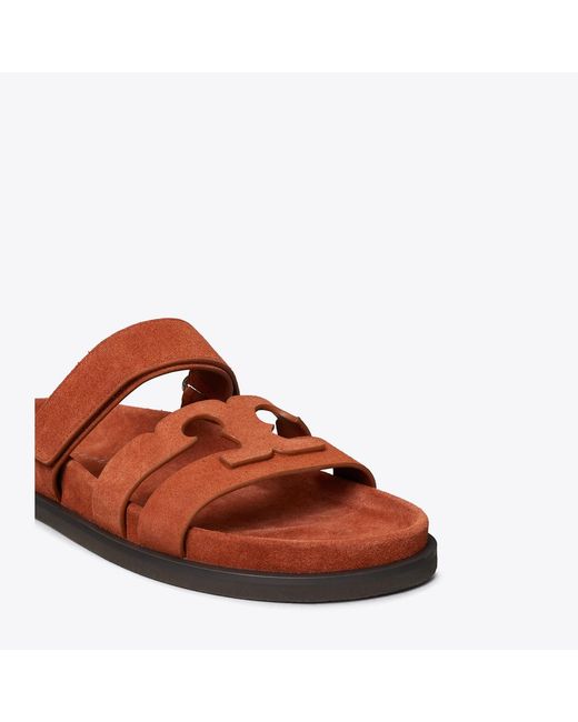 Tory Burch Brown Ines Sport Slide
