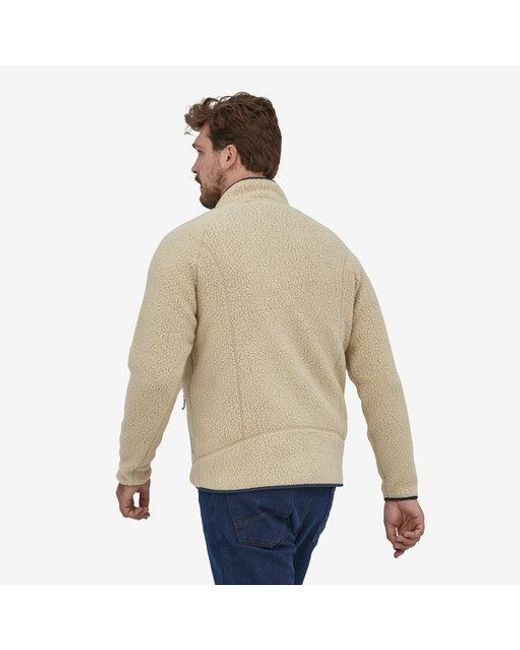 Patagonia retro cheap pile pullover khaki