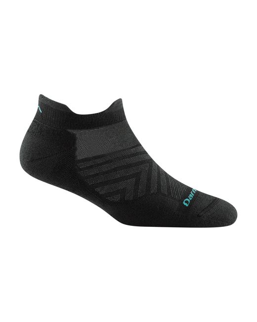 Darn Tough No Show Tab Ultralight Merino Running Socks in Black Lyst