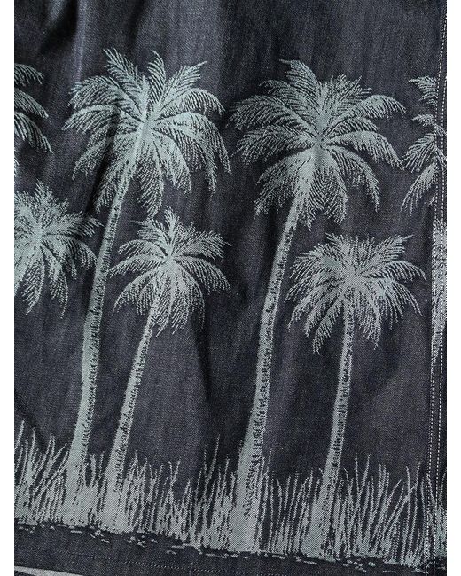 Kapital Palm Tree Jacquard Denim Jacket