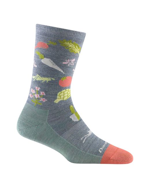 Darn Tough Farmer's Market Crew Lifestyle Socks in Blue Lyst
