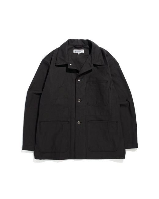 Engineered Garments Utility Jacket in Black for Men | Lyst