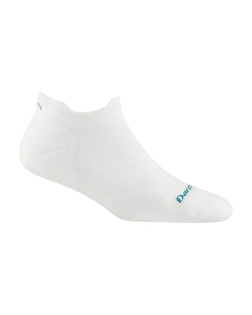 Darn Tough No Show Tab Ultralight Merino Running Socks in White Lyst