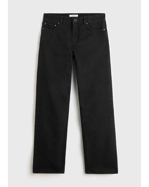 Totême  White Low Straight Denim