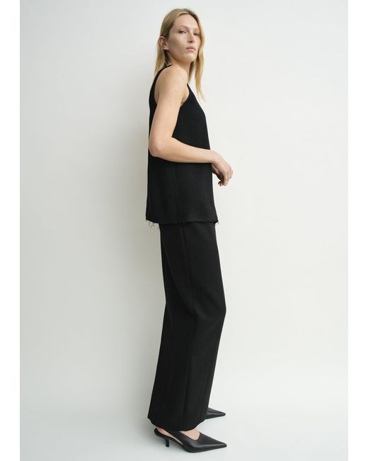 Totême  Black Sablé Tank