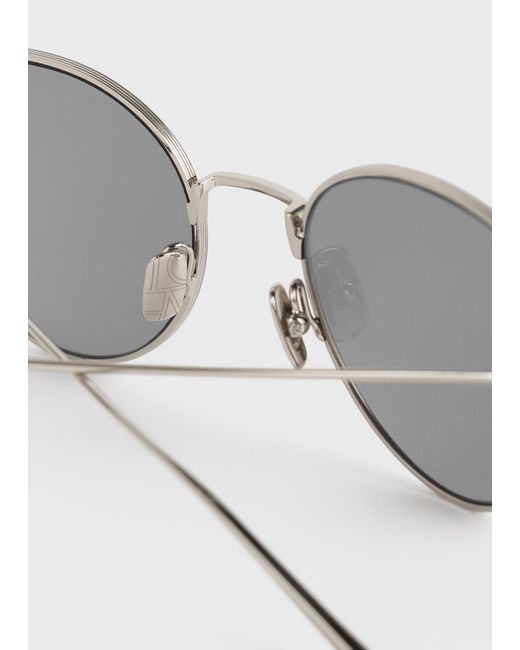 Totême Gray Round Sunglasses