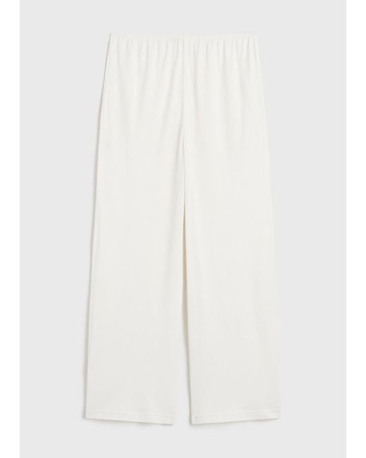 Totême  Natural Cotton Silk Pj Bottoms