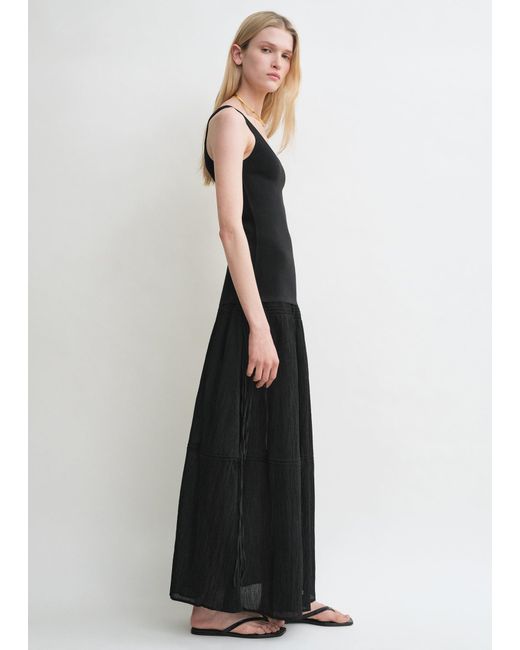 Totême  Black Drawstring Skirt