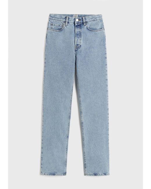 Totême  Blue Classic Cut Denim Full Length