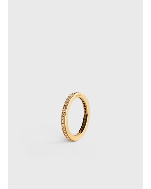 Totême  White Eternity Diamond Midi Ring 18Kt