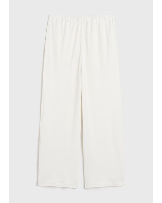 Totême Natural Cotton Silk Pj Bottoms