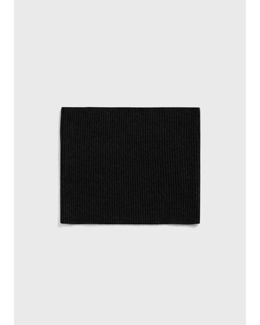 Totême Black Cashmere Neck Warmer
