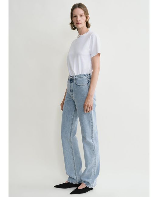 Totême Blue Classic Cut Denim Full Length