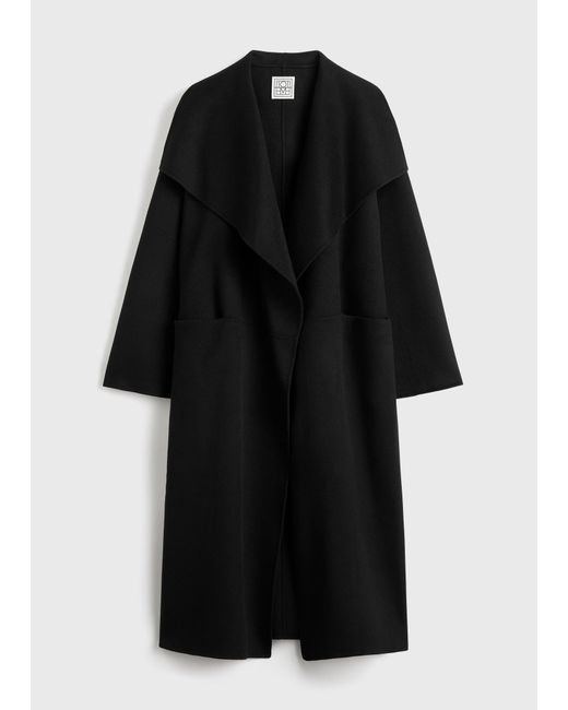 Totême  Black Signature Doublé Coat