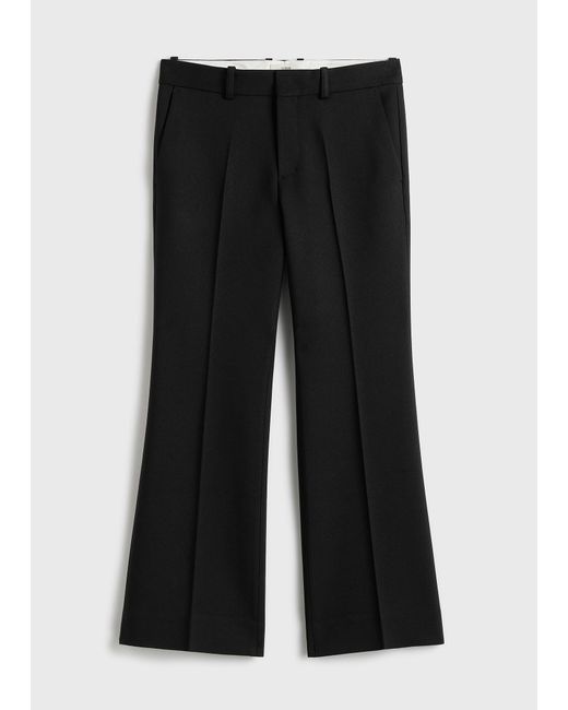 Totême  White Kick Flare Trousers