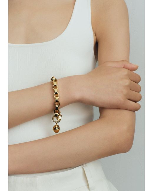 Totême  Metallic Pebble Bracelet