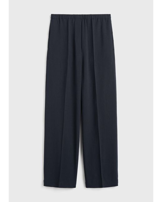 Totême Blue Fluid Winter Trousers