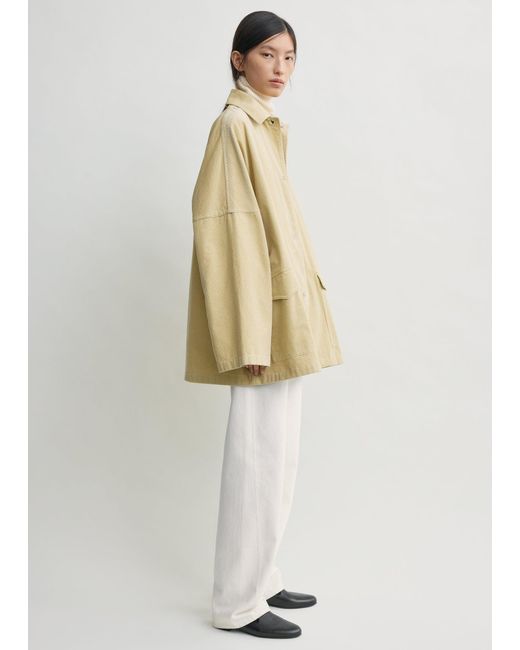 Totême White Cord Overshirt Jacket