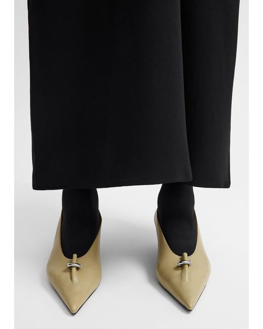 Totême Natural Pierced Nappa Pumps