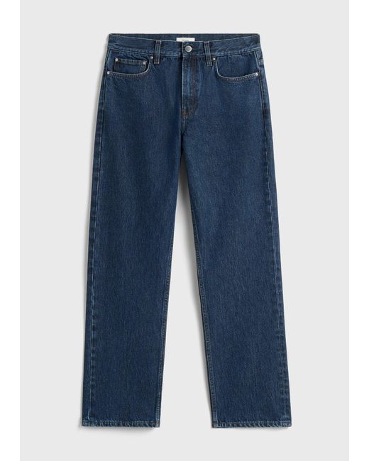 Totême Blue Low Straight Denim