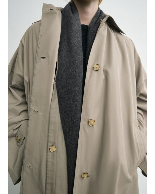 Totême  White Car Coat