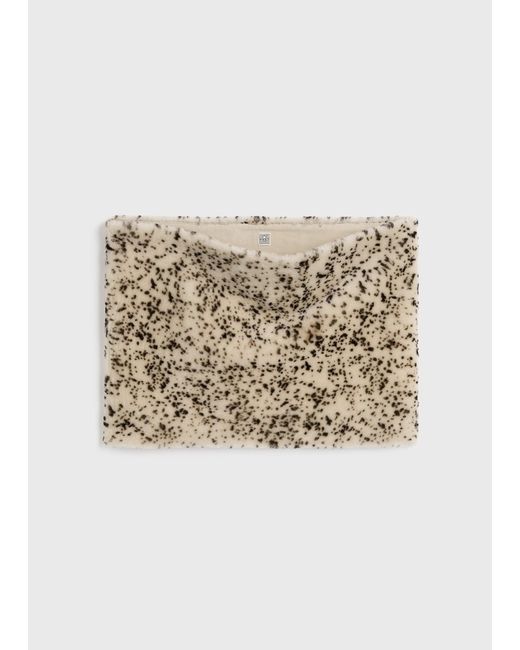 Totême Natural Stracciatella Shearling Muff