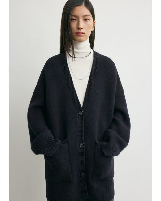 Totême Blue Longline Cardigan