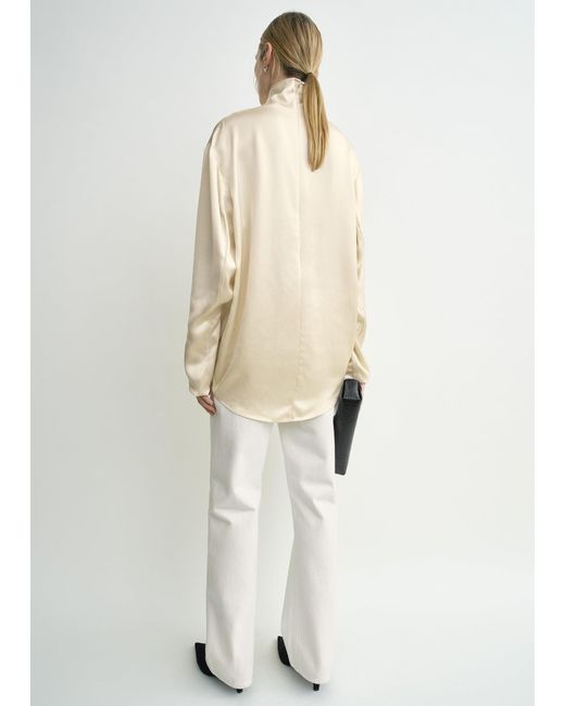 Totême Natural Slouch-Neck Blouse