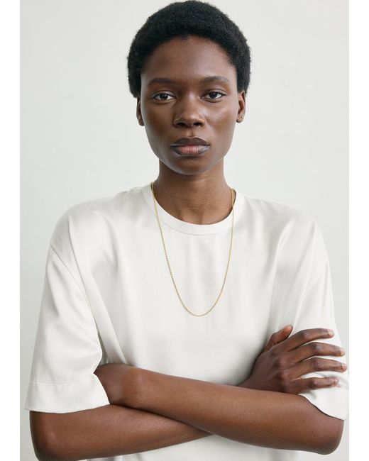 Totême  White Satin Tee