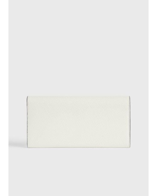 Totême Natural T-Lock Palmellato-Patent Wallet