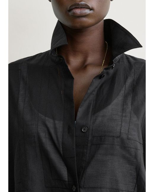 Totême Natural Long Summer Shirt