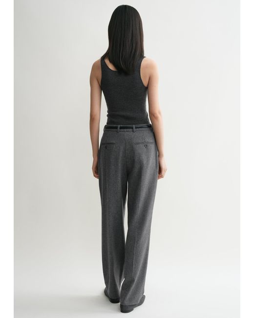 Totême Multicolor Double-Pleated Tailored Trousers