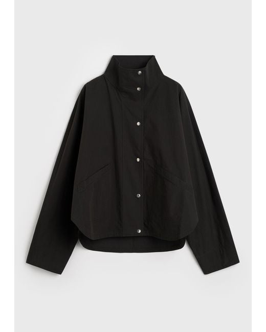Totême Black Summer Parachute Jacket