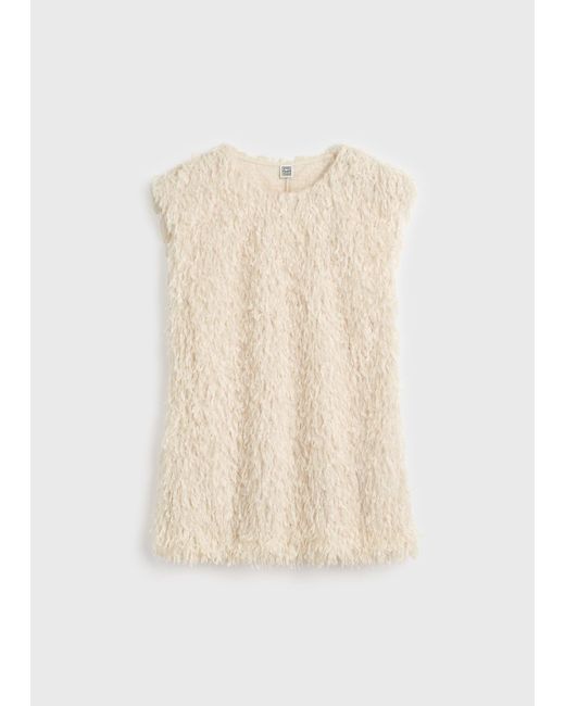Totême Natural Feathered-Jersey Top