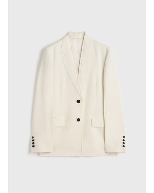 Totême Natural Raw Lapel Jacket