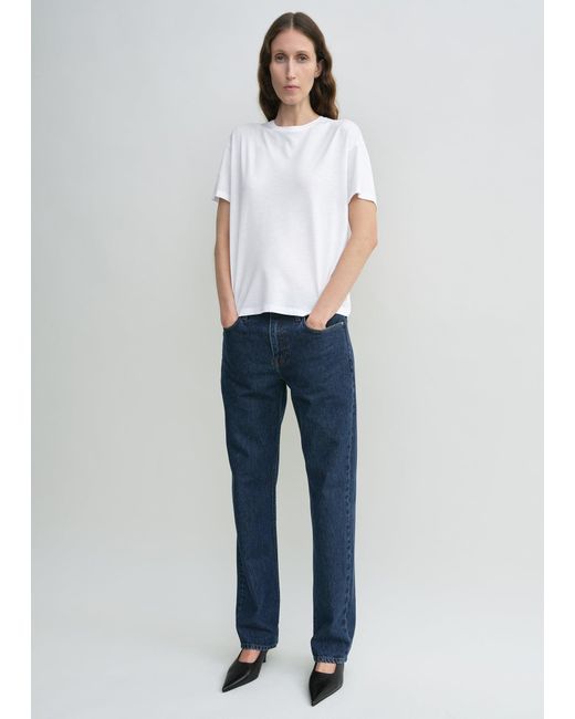 Totême Blue Low Straight Denim